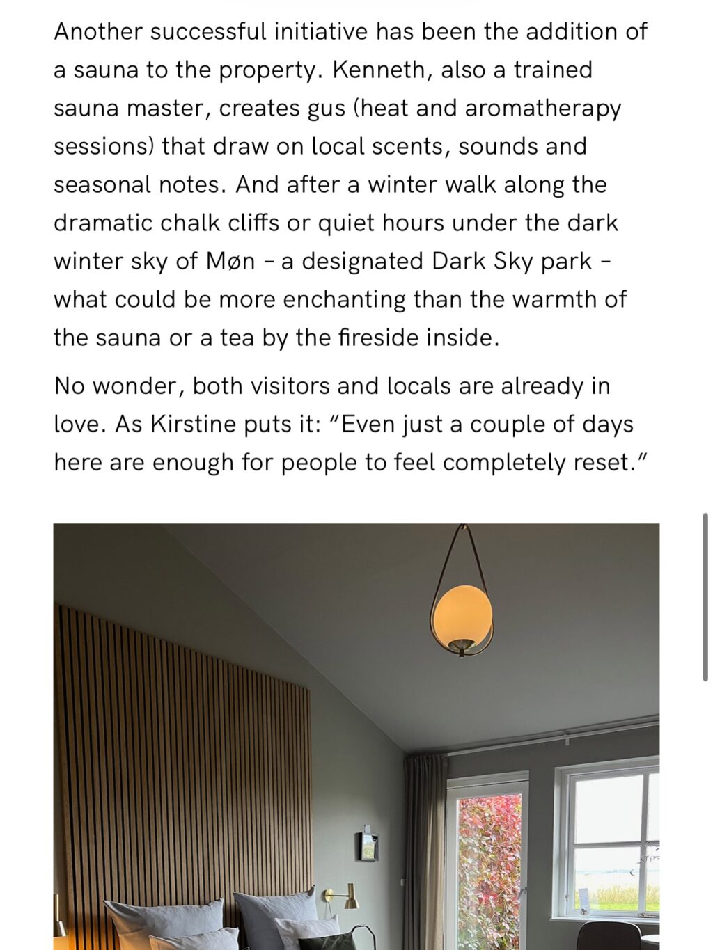 Instagram post from ellevilde.hotel. This post is in position 5.