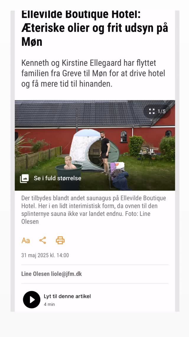 Instagram post from ellevilde.hotel. This post is in position 1.
